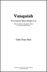Vanquish Concert Band sheet music cover Thumbnail
